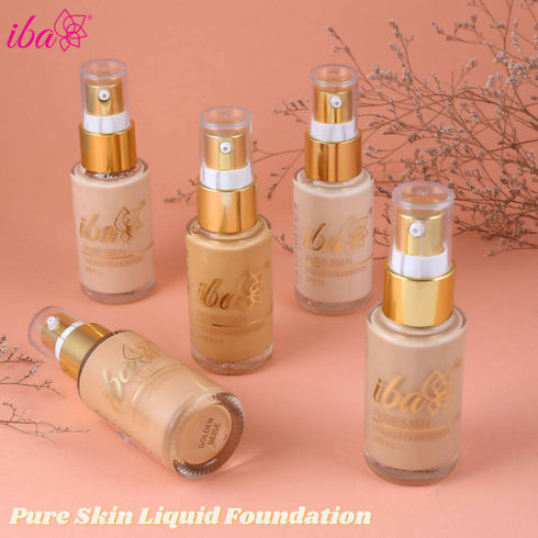 Iba Pure Skin Liquid Foundation SPF 15 Golden Beige