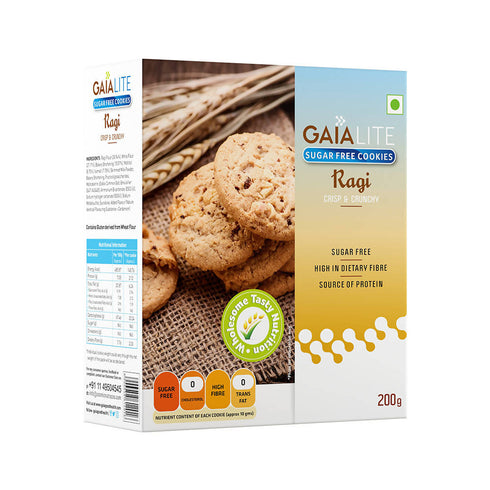 Gaia Lite Sugar Free Ragi Cookies