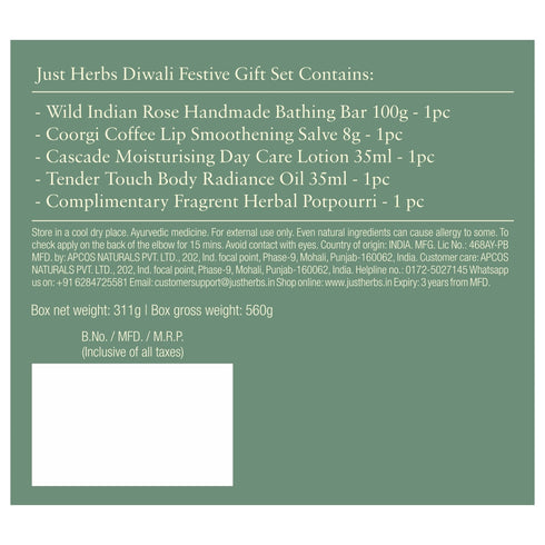 Just Herbs Festive Gift Set 311g
