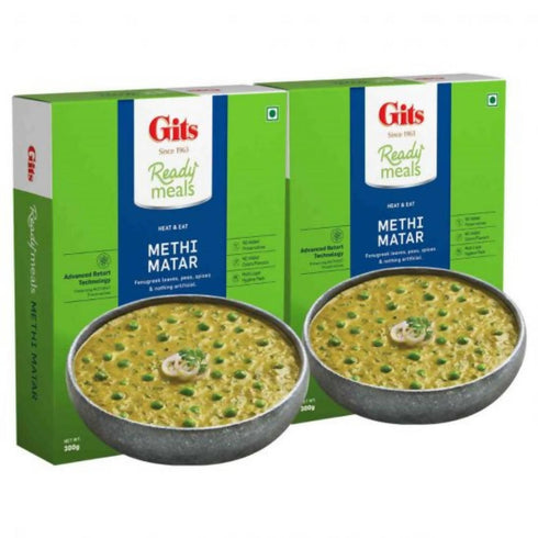 Gits Ready Meals Heat andEat Methi Matar