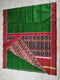 Double Ikkat Patola Plain Green With Maroon Color Saree