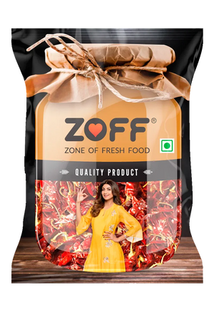 Zoff Red Chilli|Sukhi Lal Mirch Stemless