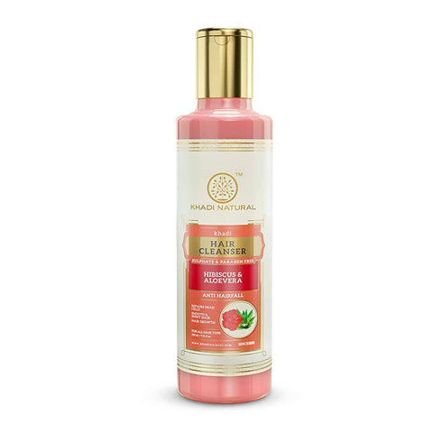 Khadi Natural Hibiscus & Aloevera Hair Cleanser 210ml