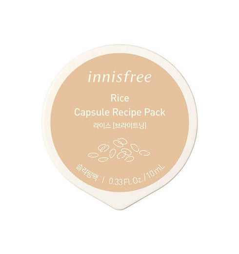 Innisfree Rice Capsule Recipe Pack