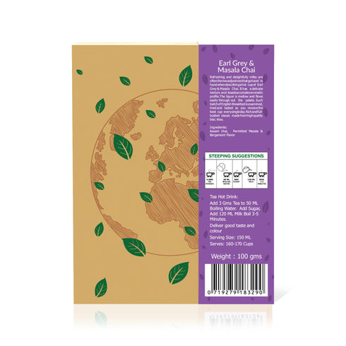 The Tea Planet Earl Grey & Masala CTC Tea