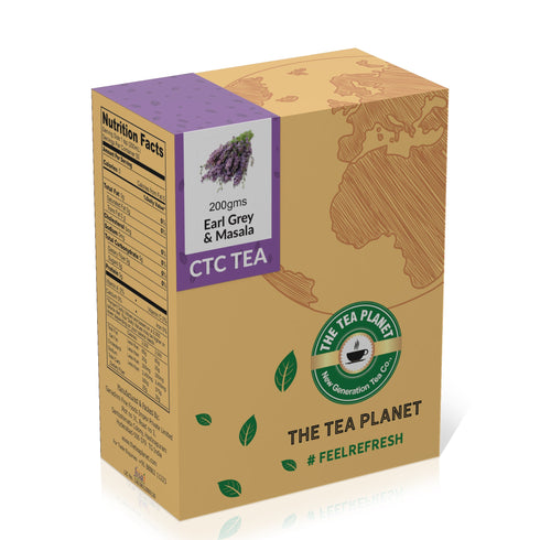 The Tea Planet Earl Grey & Masala CTC Tea