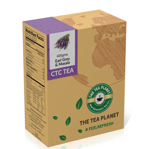 The Tea Planet Earl Grey & Masala CTC Tea
