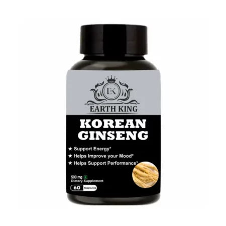 Earth King Korean Ginseng 500mg Capsule 60 caps