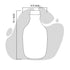 Mitticool Clay Water Bottle Abstract Cross 1.2Liter