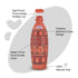 Mitticool Abstract Cross Design Clay Water bottle 1 liter