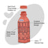 Mitticool Clay Water Bottle Abstract Cross Design 400 ml
