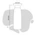 Mitticool Clay Water Bottle Abstract Cross Design 400 ml