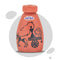 Mitticool Clay Triangle Warli Cart Design Bottle 300 ml