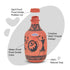 Mitticool Clay Water Bottle Warli Timpany Design 1.25 Liter