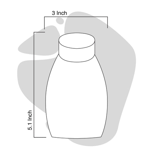 Mitticool Clay Triangle Water Bottle 300 ml