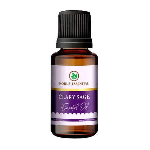 Korus Essential Clary Sage Essential Oil | Therapeutic Grade