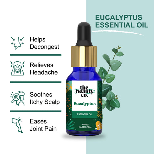 the beauty co Therapeutic Essential Oils Combo | Set of 3 and Charcoal Scrub