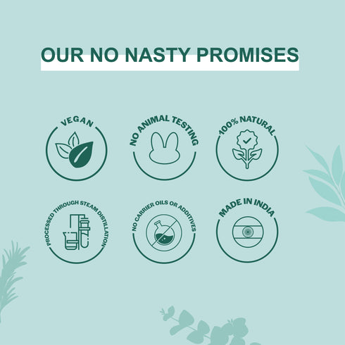 the beauty co Therapeutic Essential Oils Combo | Set of 3 and Charcoal Scrub