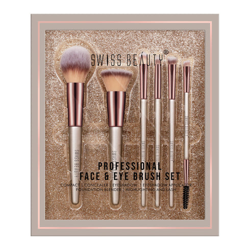 Swiss Beauty Professional Face Eye Brush Set 80g
