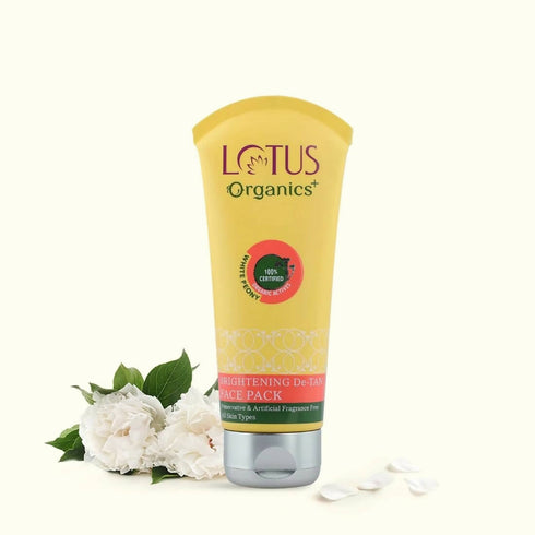 Lotus Organics+ Brightening De Tan Face Pack