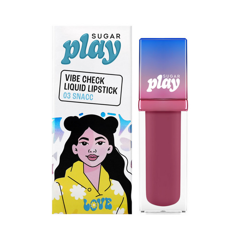 Sugar Play Vibe Check Liquid Lipstick 03 Snacc