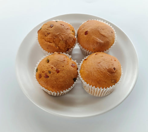 Olive Mithai Shop Fruit Cup Cake (4PC)