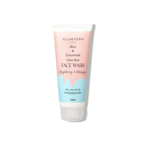 Glamveda Rice & Ceramide Glass Skin Face Wash
