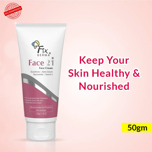 Fixderma Skincare Face 21 Cream - Moisturizer For Dry Skin