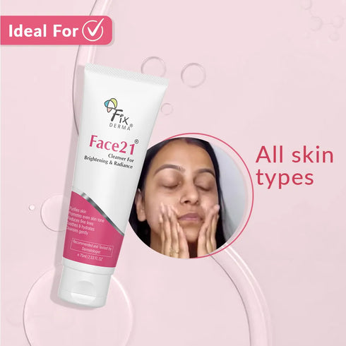 Fixderma Skincare Face 21 Cleanser For All Skin Types