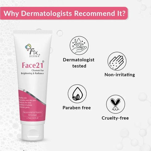 Fixderma Skincare Face 21 Cleanser For All Skin Types