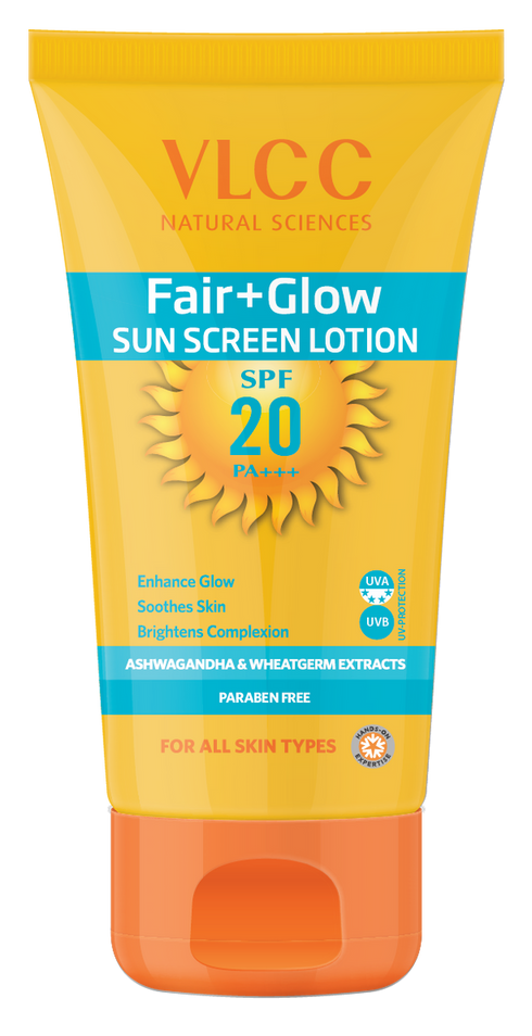 VLCC Fair+Glow Sun Screen Lotion SPF20 100ml
