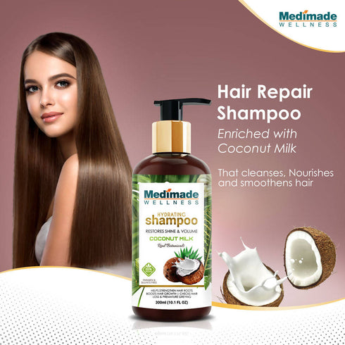 Medimade Wellness Hydrating Shampoo With Coconut Milk