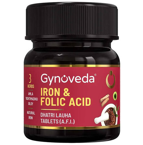 Gynoveda Iron & Folic Acid Tablets 60 Tablets