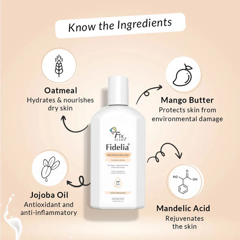Fixderma Skincare Fidelia Daily Moisture Body Lotion