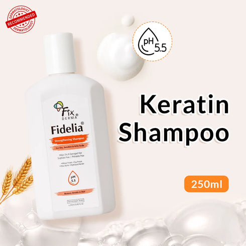 Fixderma Skincare Fidelia Shampoo For Damaged| Dry And Chemically Treated Hair