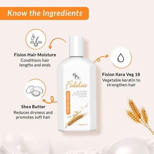 Fixderma Skincare Fidelia Hair Conditioner For Dry |Frizzy| And Damaged Hair