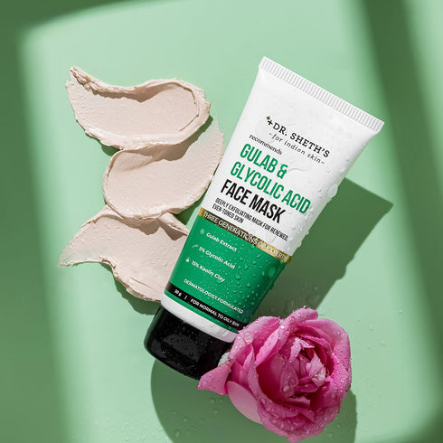 Dr. Sheth's Gulab and Glycolic Acid Face Mask 50g