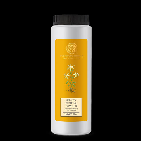 Forest Essentials Silken Dusting Powder Mashobra Honey & Vanilla
