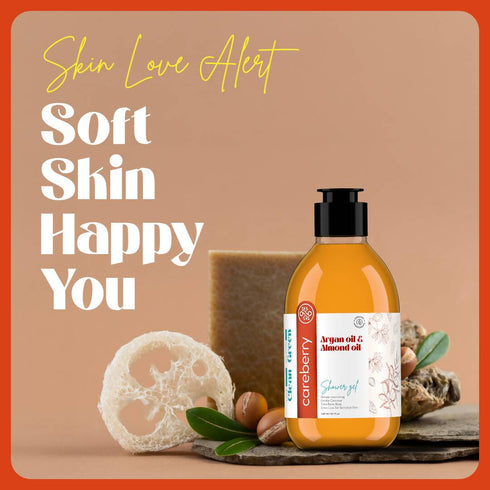 Careberry Argan and Almond Oil Shower Gel