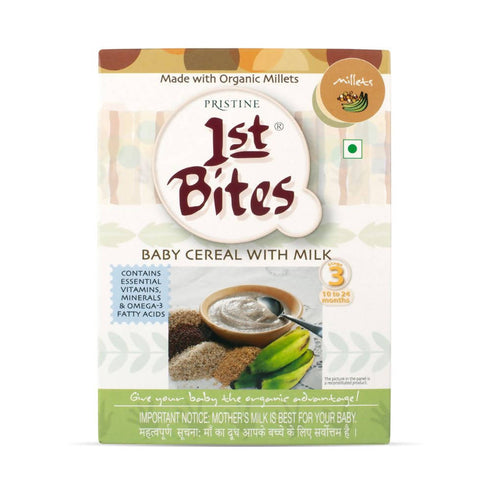 Pristine 1st Bites Baby Cereal Stage|3 Organic Millets