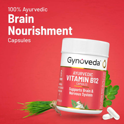 Gynoveda Ayurvedic Vitamin B-12 Capsules