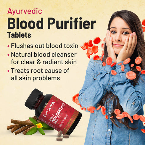 Gynoveda Haridra Khanda Ayurvedic Tablets + Manjishtha Ayurvedic Tablets