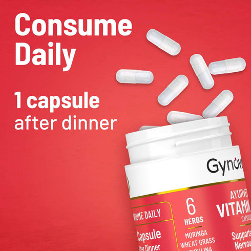Gynoveda Ayurvedic Vitamin B-12 Capsules