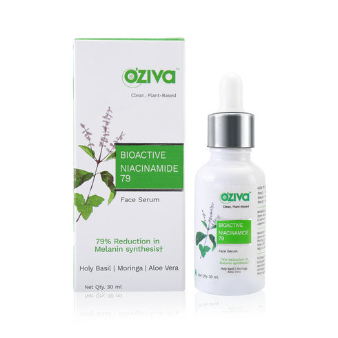 OZiva Bioactive Niacinamide 79 Face Serum for Acne and Spot Correction