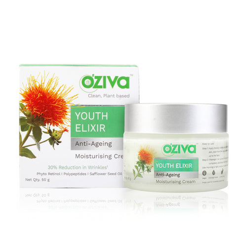 OZiva Youth Elixir AntiAgeing Moisturising Cream 50g