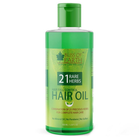 Bliss of Earth 21 Herbs Hair Fall Control Hair Oil
