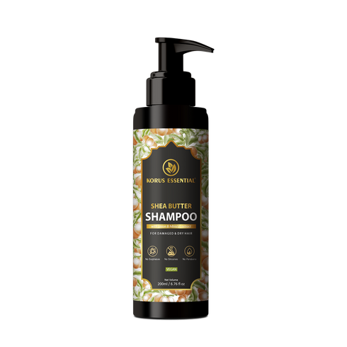 Korus Essential Shea Butter Shampoo With Onion And Hibiscus Extract
