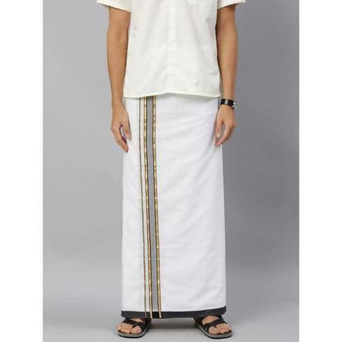 Ramraj Cotton Pranam Gold Dhoti