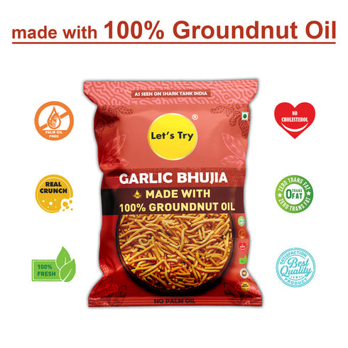 Let's Try Garlic Bhujia