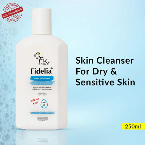Fixderma Skincare Fidelia Face And Body Wash For Dry And Sensitive Skin